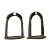 Vintage Vintage Chinese Minority Tribe Horse Iron Stirrup - a Pair For Sale