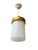 Mid-Century Modern Murano Pendant Lamp in Bronze and Milk Glass, 1960s For Sale - Image 13 of 13
