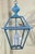 Metal Exquisite Vintage Verdigris Solid Brass & Hanging Lantern / Chandelier For Sale - Image 7 of 14