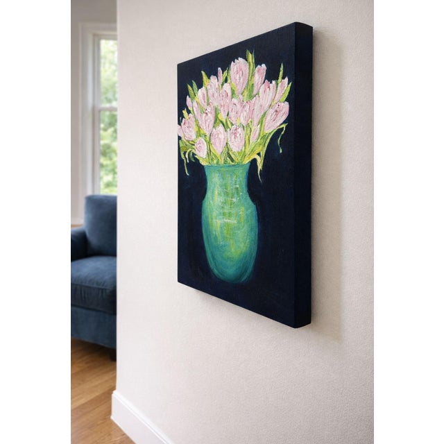 Impressionist Sweet Memories Original Impressionist Acrylic Painting For Sale - Image 3 of 6