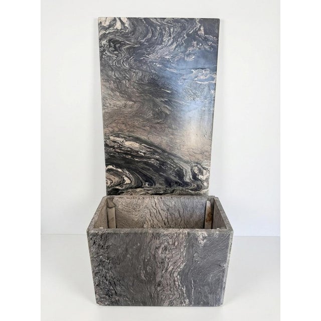 Brutalist Monolithic Coffee Table in Marble, 1970s For Sale - Image 4 of 7