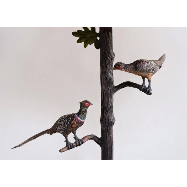 Viennese Bronze Table Lamp For Sale - Image 5 of 9