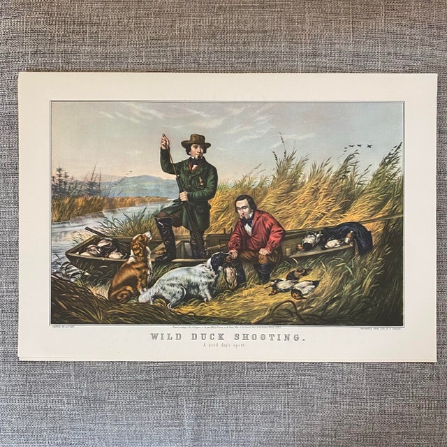 1951 Travelers Currier & Ives Framing Prints – Vintage Americana Art Set - Set of 12 For Sale - Image 9 of 12