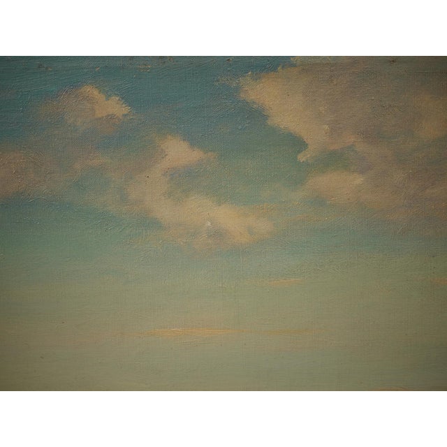 Alpine Landscape, 1940s, Oil on Canvas For Sale - Image 11 of 17