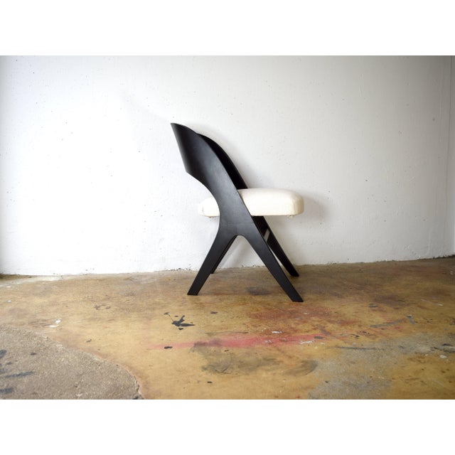 This chair is a rare Casala chair from the 1950s. It was designed by D. Hinz and manufactured by Carl Sasse in Germany....