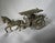 Highly detailed silverplated Djokja Carriage with Horse and Driver. Crafted with intricate Filigree and repousse design....