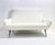Mid-Century Modern Italian White Fabric Sofa, 1950s For Sale - Image 3 of 6