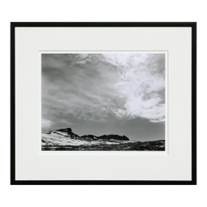 Mt Lyell Clouds, Yosemite - Black & White California Landscape Photograph by Charles Cramer