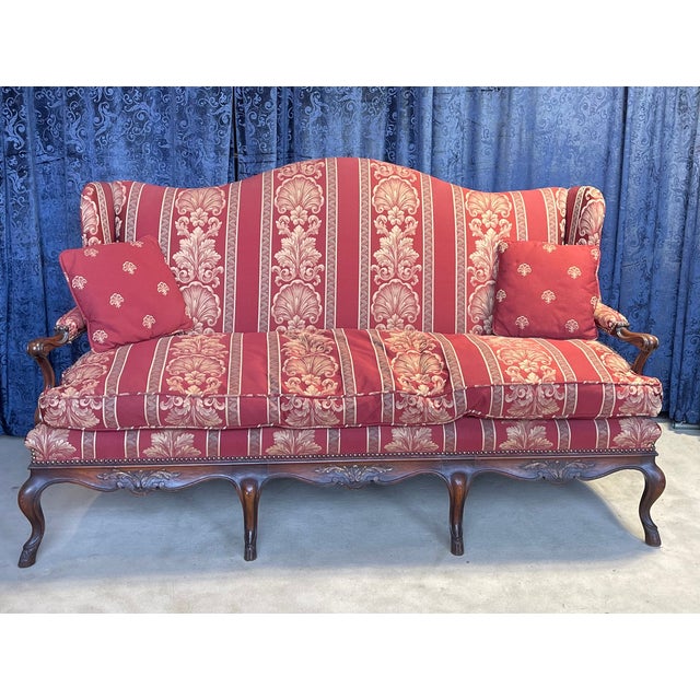 Wood European-Style Vintage Sofa For Sale - Image 7 of 15