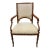 Vintage Regency Chair With Greek Key Design and Bamboo Legs For Sale