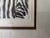 Wood 1970s Serigraph of Zebras, “Nomads”, Signed Leigh, #75/300, Framed For Sale - Image 7 of 8