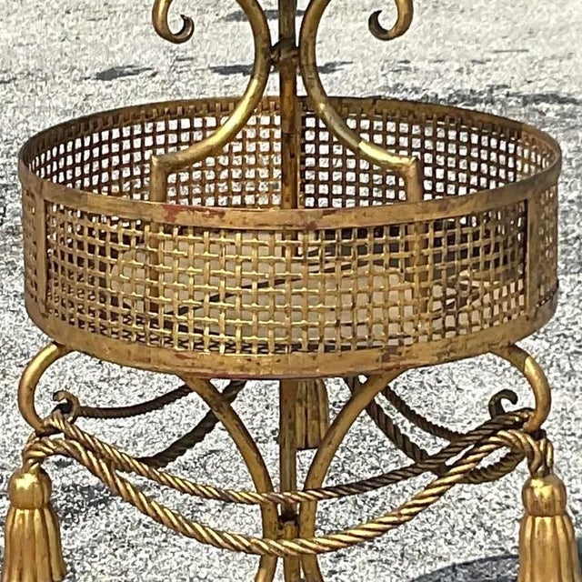 Vintage Regency Swag Plant Stand For Sale - Image 12 of 14