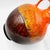 Orange Ceramic Ball Vase with Handle from Jasba, 1970s For Sale - Image 4 of 9