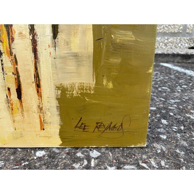 Lee Reynolds Mid 20th Century Oil on Canvas Signed Lee Reynolds For Sale - Image 4 of 9
