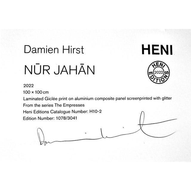 Abstract Damien Hirst the Empresses Nur Jahan H10-2 For Sale - Image 3 of 3