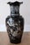 Asian Large Vintage 1960s Vietnamese Black Lacquer & Mother of Pearl Floor Vases - A Pair For Sale - Image 3 of 15
