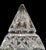 1970s Waterford Crystal Pyramid Paperweight For Sale - Image 9 of 12