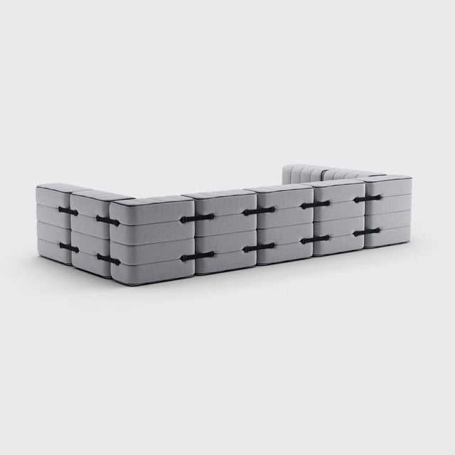 Contemporary Flexible U-Sofa from Ambivalenz, Set of 15 For Sale - Image 3 of 5