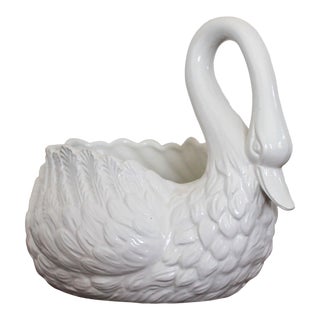 Vintage Italian Swan Planter For Sale