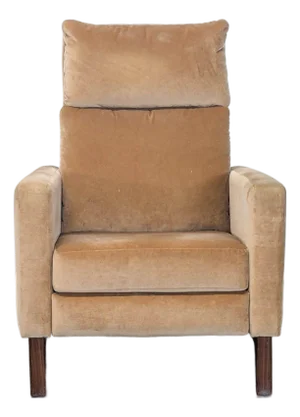 Room and Board Wynton Modern Tan Recliner Lounge Chair