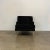 Custom Made Lounge Chair in Black Sherpa For Sale In Los Angeles - Image 6 of 13