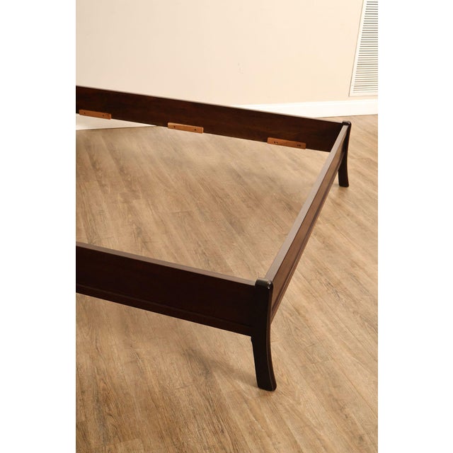 Stickley Stickley Cherry King Size Sleigh Bed For Sale - Image 4 of 18