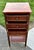 Brown Antique French Regency Style Three Drawer Mahogany Chest W/Brass Fittings For Sale - Image 8 of 13