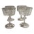 Vintage French Crystal Champagne Coupes-Set of Four For Sale