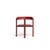 Red Wood and Beech Principal Chair by Bodil Kjaers for Karakter For Sale - Image 3 of 10