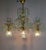 Vintage Turquoise Crystal Chandelier Lighting 1980s For Sale - Image 10 of 13