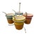 Vintage Hand Painted Rotating Ice Cream Cone Dessert Caddy With Spoons - 9 pcs For Sale
