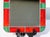 Late 20th Century Stained Slag Red and Green Glass Framed Tabletop Mirror For Sale - Image 10 of 10