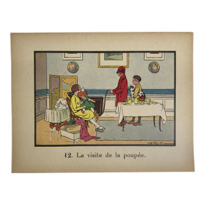 Mid 19th Century Jean-François Raffaëlli – French Educational Illustration / Children H