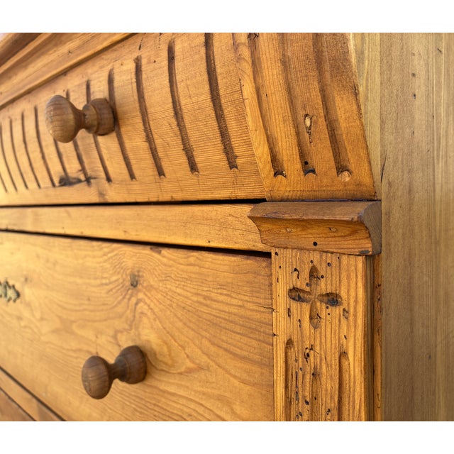 Pine Chest of Four Drawers, Denmark For Sale - Image 13 of 15