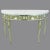 Mid-20th century argentine Empire Revival giltwood and marble demi-lune table/console by Maison Jansen By: Maison Jansen...