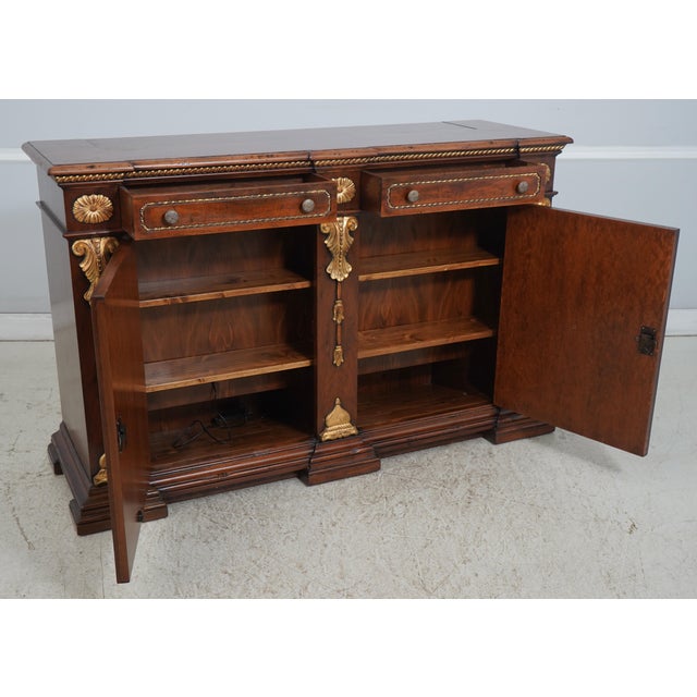 Francesco Molon Italian Walnut Tv Lift Cabinet For Sale - Image 4 of 18