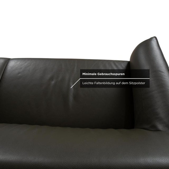 Green Mayon 3-Seater and 2-Seater Sofas in Dark Green Leather from Leolux, Set of 2 For Sale - Image 8 of 18