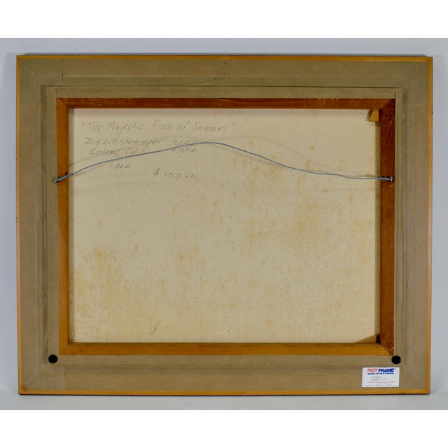 Dwight Steininger (Indiana, 1910-1997), "The Majestic Arch of Summer", 1966 For Sale In San Diego - Image 6 of 8