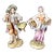 Early 20th Century Albert Stahl Furniture Mender and Hardware Woman - Travelling Peddler Figurines. Set of 2 For Sale