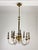 Art Deco Nine-Light Brass Chandelier, 1940s For Sale - Image 14 of 14