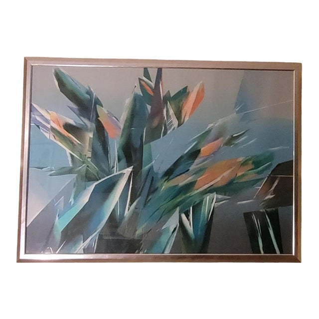 Large Vintage Serigraph by Bob Boreman For Sale