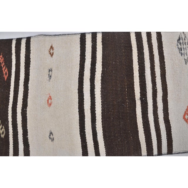 Vintage Turkish Hemp Rug For Sale In Phoenix - Image 6 of 9