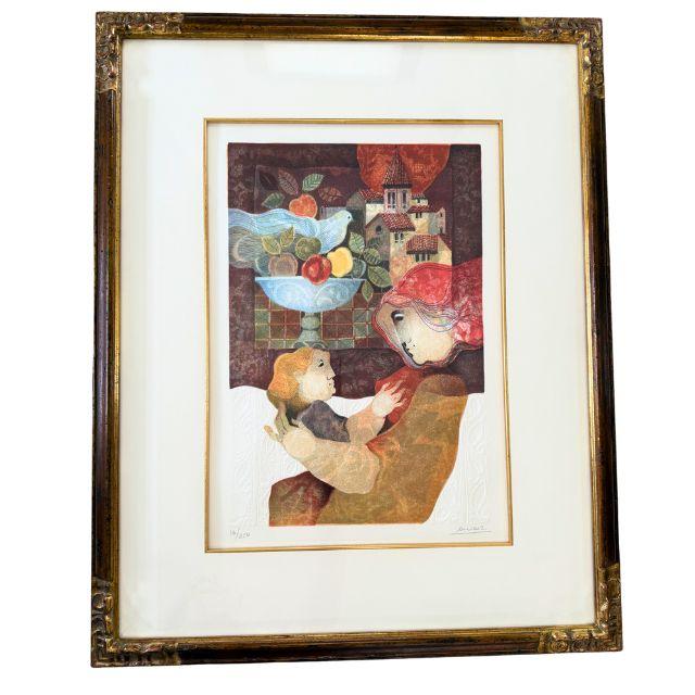 2003 Alvar Suñol Munoz-Ramos, Embossed Lithograph, Signed and Numbered Print, 16/250, "Maternitat, Naturi 1 Pau" For Sale - Image 14 of 14