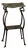 Side Table in Iron For Sale