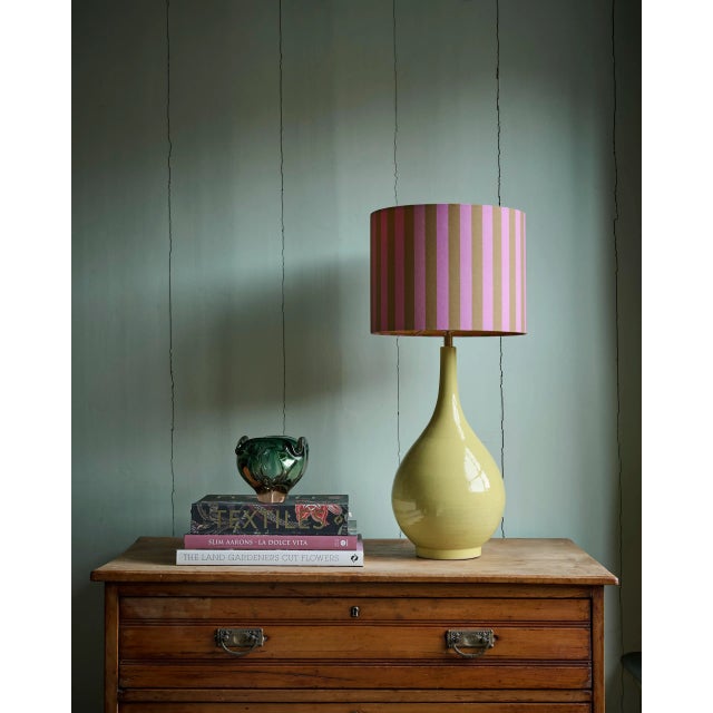 Bring personality and warmth to your home with this bold, art-inspired lampshade. Digitally printed on 100% organic cotton...