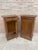 Wood Early 20th Century French Provincial Walnut Nightstands, 1920, Set of 2 For Sale - Image 7 of 18