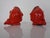 Red Ceramic Fish Ashtrays, Germany, 1970s, Set of 2 For Sale - Image 6 of 14