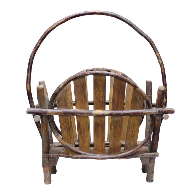 Rustic Magazine Rack Chairish