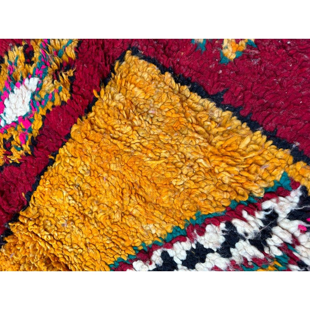 1980s Handknotted Moroccan Rug - 6'5" X 11'6" Ft For Sale - Image 5 of 8
