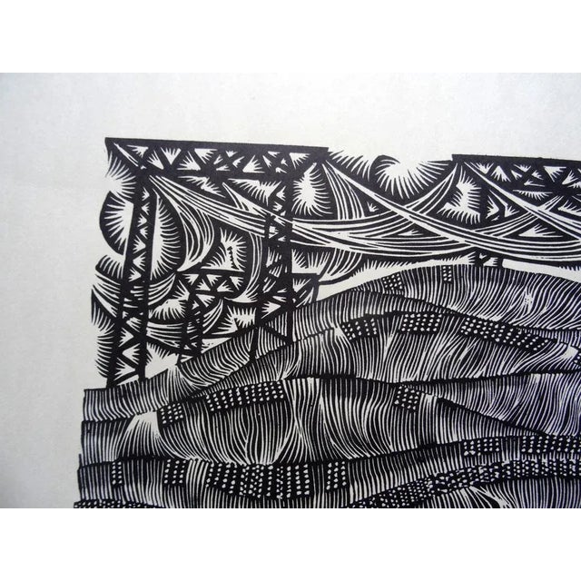 1970s Dainis Rozkalns, Force, 1970, Linocut For Sale - Image 5 of 8